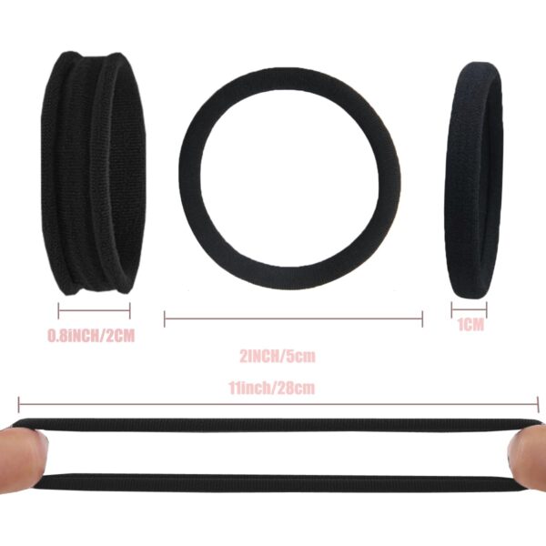 20pcs Thick Seamless Hair Ties  Use code: 50OKUJVL - Image 4