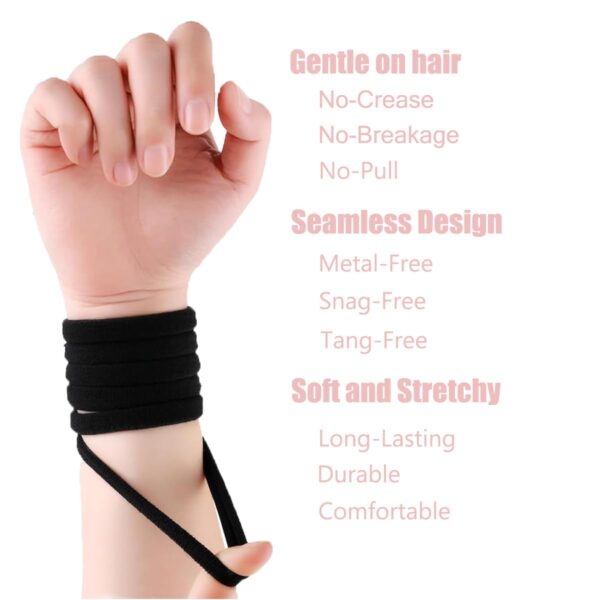 20pcs Thick Seamless Hair Ties  Use code: 50OKUJVL - Image 2