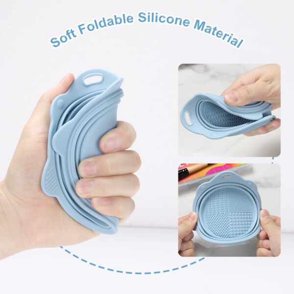 Foldable Silicone Makeup Brush Cleaner Use code: K6EK4LYE - Image 2