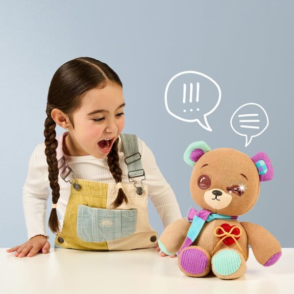 Interactive 14" Plush Teddy Bear. Make A Wish & Bear Comes to Life. - Image 2