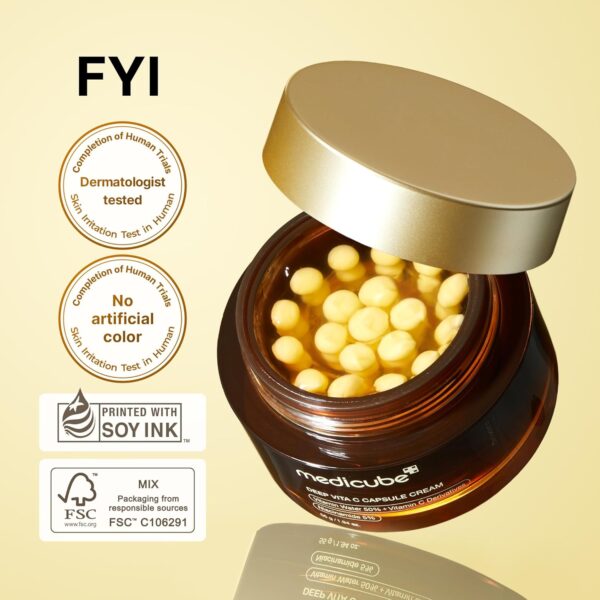 medicube Deep Vitamin C Golden Capsule Face Moisturizer - Image 2