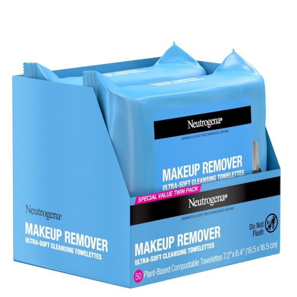 Neutrogena Makeup Remover Wipes, Ultra-Soft - Image 3