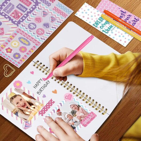 DIY Journal Kit for Girls - DIY Journal Set for Tween & Teen Girls, Stationery Set, - Image 4