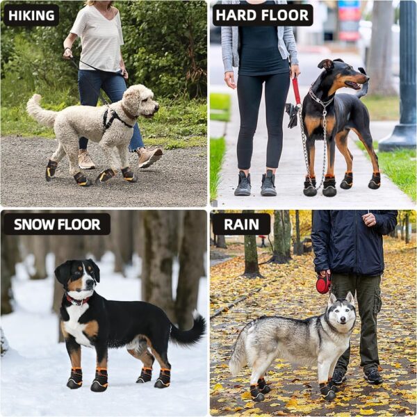 Dog Shoes for Large Dogs Anti-Slip Dog Boots & Paw - Image 2