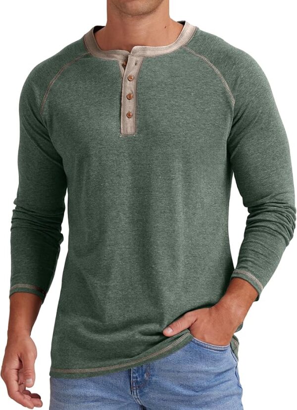 Sailwind Mens Henley Long/Short Sleeve T-Shirt