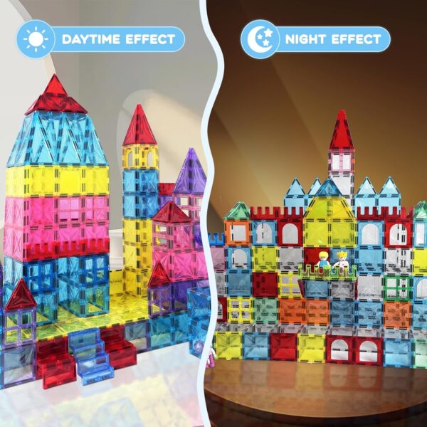 Tiles, 100PCS Magnetic Blocks Set, 4D Diamond Magnet Building Blocks - Image 5