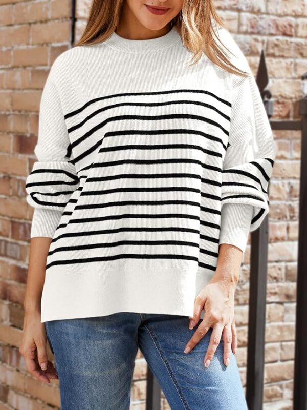 LILLUSORY Women's Oversized Batwing Sweaters - Image 2