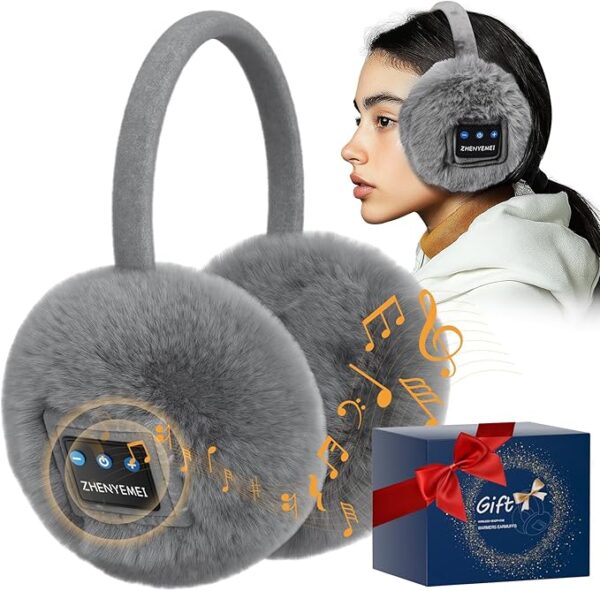 Bluetooth Ear Muffs for Winter Wireless Ear Warmers Headphones