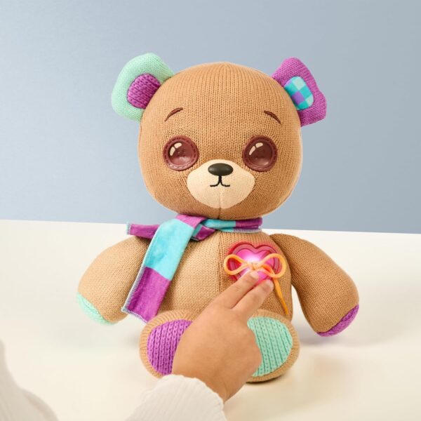 Interactive 14" Plush Teddy Bear. Make A Wish & Bear Comes to Life. - Image 4