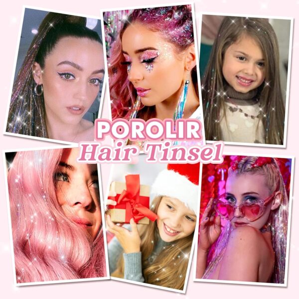 Clip in POROLIR Glitter Fairy Hair Use code: 50ASUE1C - Image 3