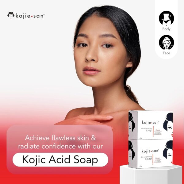 Kojie San Skin and Body Brightening Soap - Original Kojic Acid, Dark - Image 4