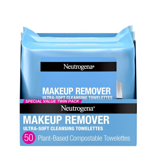 Neutrogena Makeup Remover Wipes, Ultra-Soft