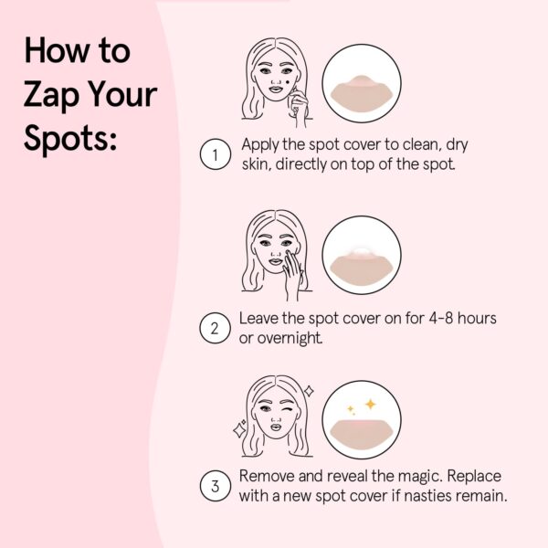grace & stella Pimple Patches for Face - Cute Hydrocolloid Dots That Help Protect Acne & Reduce - Image 2