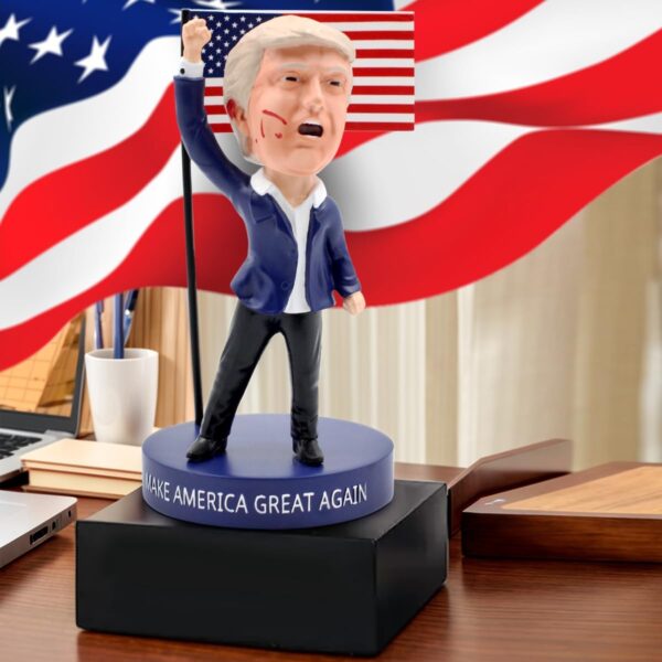 Donald Trump Merchandise Collectibles - Trump Gifts MAGA Bobblehead for Trump Supporters - Image 2