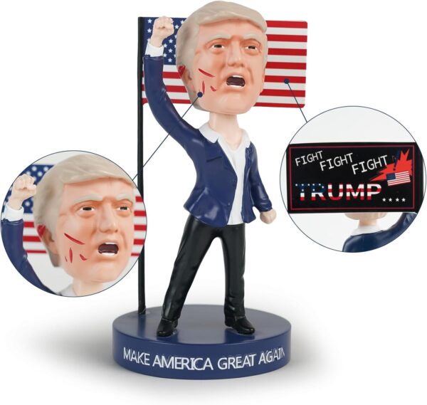 Donald Trump Merchandise Collectibles - Trump Gifts MAGA Bobblehead for Trump Supporters - Image 4