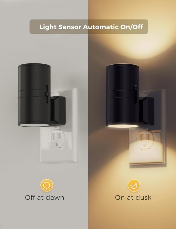 Night Light Plug in, Modern Night Lights Plug into Wall, Dusk to Dawn Sensor -52% - Image 6