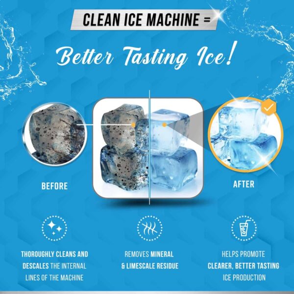 Ice Machine Cleaner Maker Descaler - 24 Clean Tablets Compatible with Frigidaire - Image 2