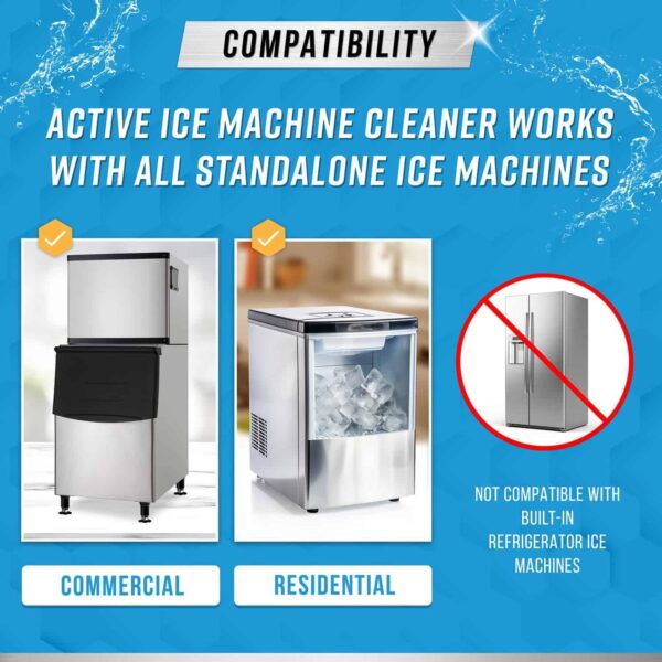 Ice Machine Cleaner Maker Descaler - 24 Clean Tablets Compatible with Frigidaire - Image 4