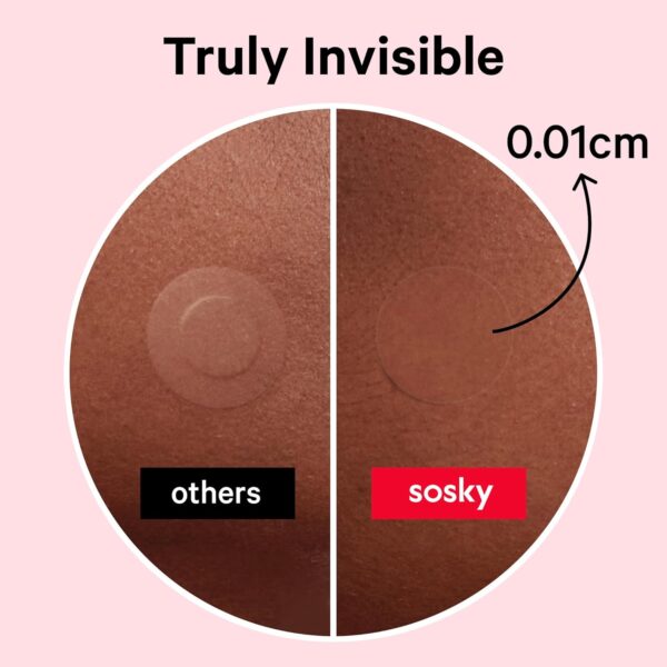 Sosky Pimple Patches for Face, FSA HSA Eligible Invisible Hydrocolloid Acne Patches -44% - Image 4