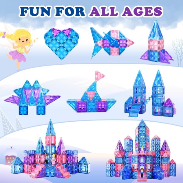 Diamond Magnetic Building Blocks - Frozen Princess Toys -50% - Image 4