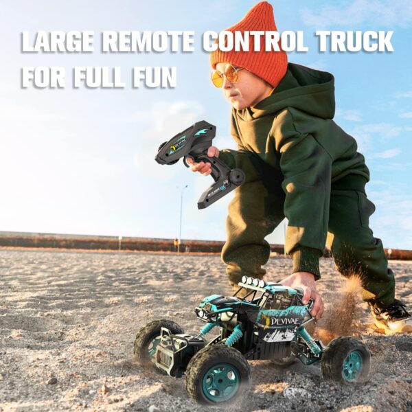 CROBOLL 1:12 Large Remote Control Car for Boys Kids with Lifting Function,4WD RC Cars Electric Monster Truck -16% - Image 2