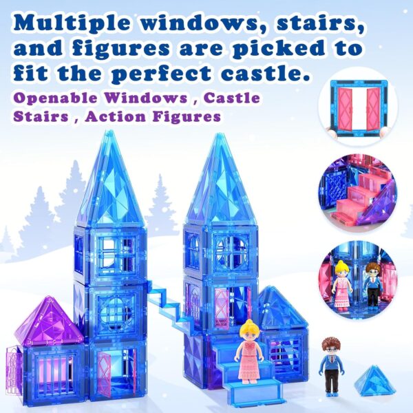 Diamond Magnetic Building Blocks - Frozen Princess Toys -50% - Image 6