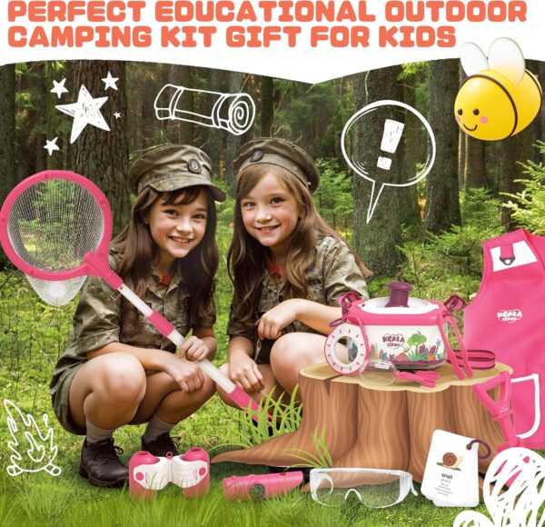 Bug Catcher for Kids, 25 Pc Explorer & Bug Catching Kit - Kids Nature Kit Outdoor Adventure Toys - Image 7