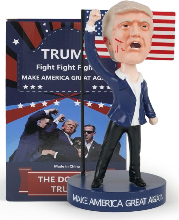 Donald Trump Merchandise Collectibles - Trump Gifts MAGA Bobblehead for Trump Supporters