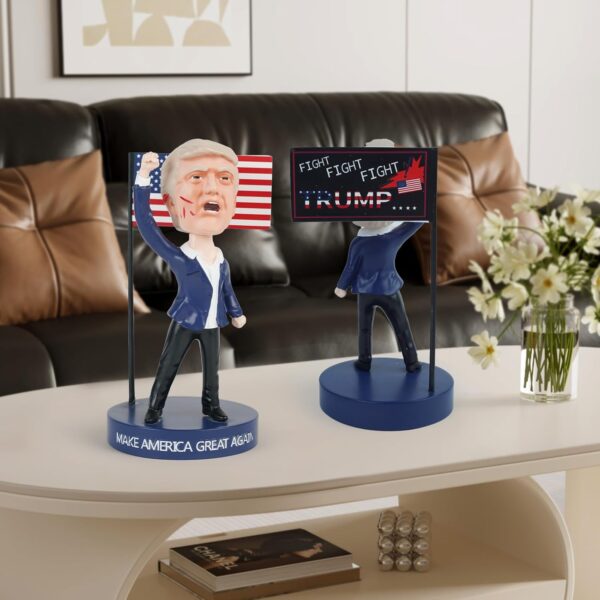 Donald Trump Merchandise Collectibles - Trump Gifts MAGA Bobblehead for Trump Supporters - Image 6