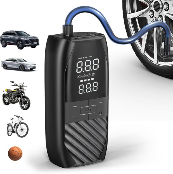 Tire Inflator Portable Air Compressor 150 PSI Car Tire Air Pump -67%