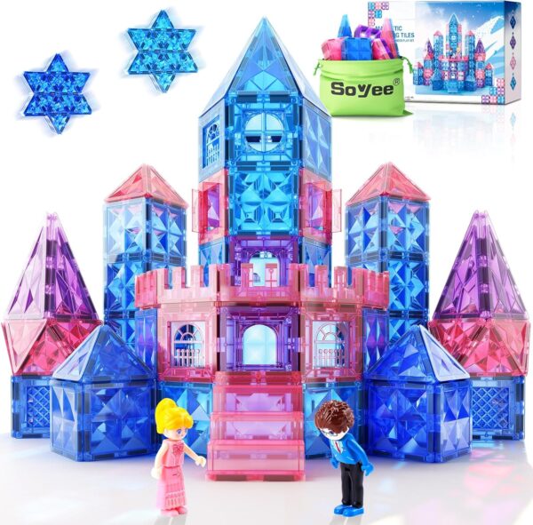 Diamond Magnetic Building Blocks - Frozen Princess Toys -50%