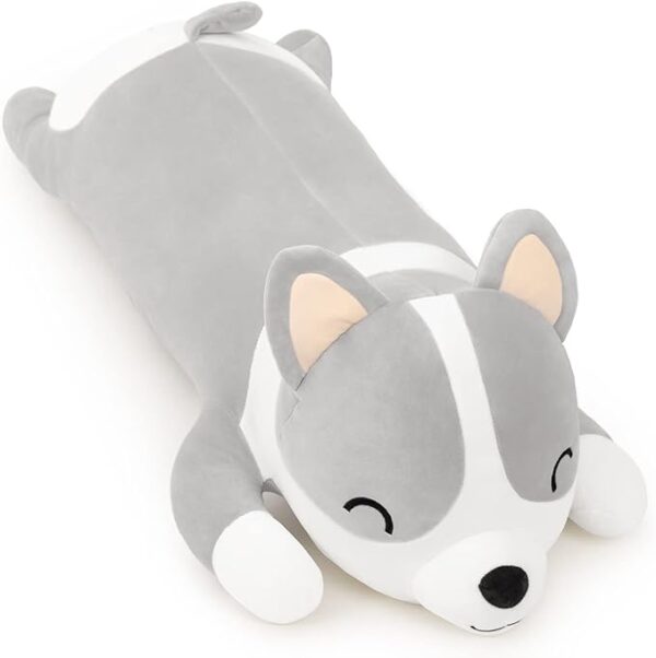 Shiba Inu Plush Pillow Stuffed Animal Cute Long Dog Pillow Corgi Akita Soft Plush Toy - Image 3