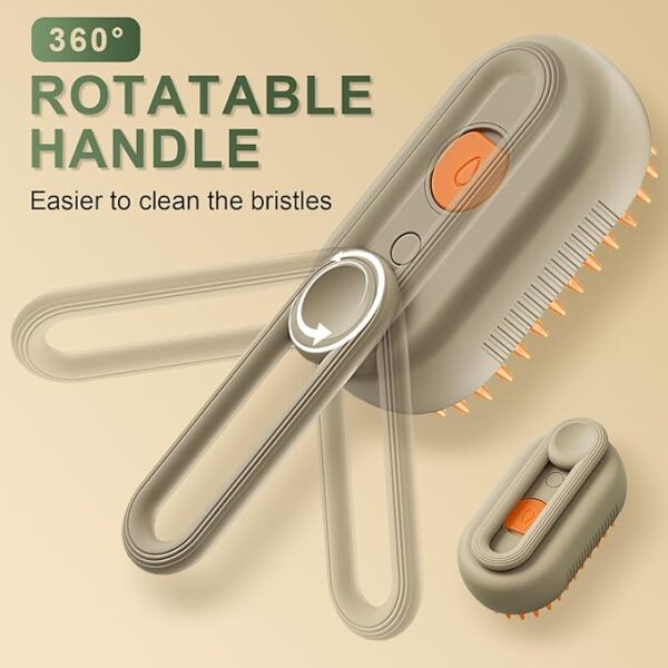 Steam Brush for Dogs, Pet Spritz Defur Comb, Spritz Defur Comb for Cats, Pet Spray Hair Removal Comb - Image 5