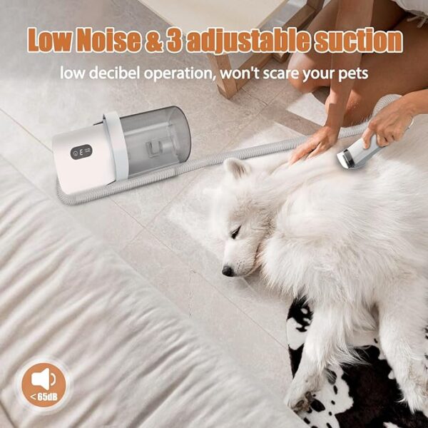 Dog Grooming Vacuum, Pet Vacuum Grooming Kit,11000Pa Powerful Dog Hair Vacuum, 2.5L Large Capacity Pet Hair Vacuum -40% - Image 3