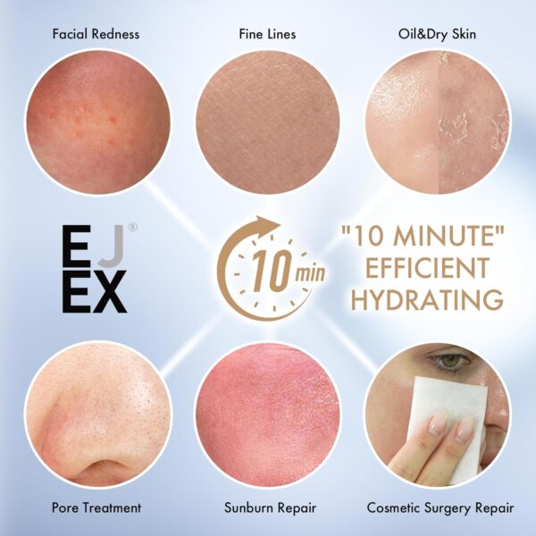 EJEX Face and Neck Firming Mask,Hydrating & Soothing Face Masks Skincare,Plant Extracts Fermente - Image 3