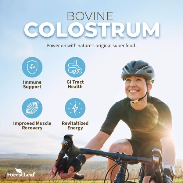 Colostrum Powder Grass Fed Whole Milk 50% IgG Highest Concentration Colostrum Supplement for Women/Men - Image 2