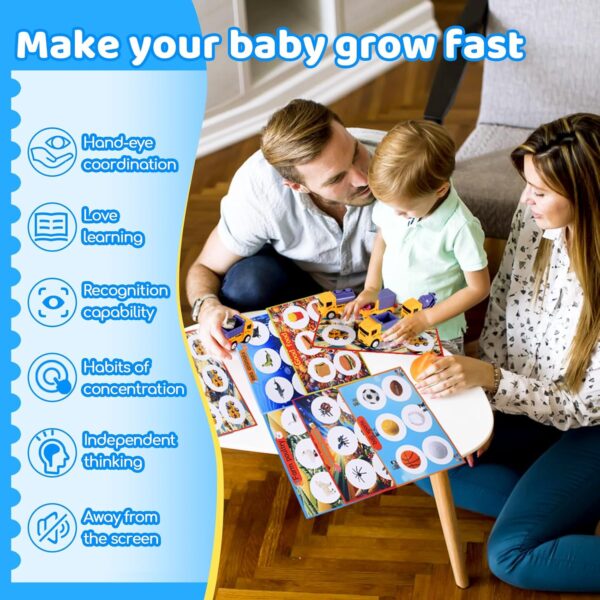 Toddler Sorting Toys, Sensory Toys,Fruits Dinosaurs Animals Insects Balls Food Fish Poultry Sorting Matching Playsets - Image 4