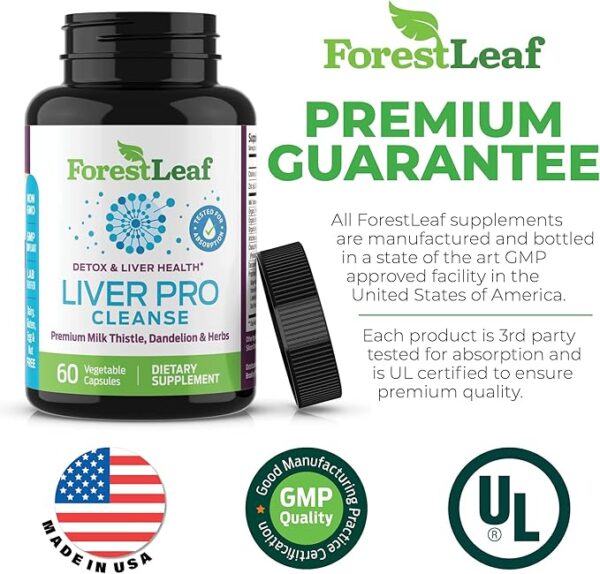 Liver Cleanse Detox & Repair - Fatty Liver Repair Detox Complex Supplement w/Choline, Zinc, Milk Thistle - Image 5