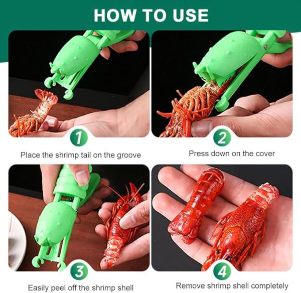Crawfish Peeler Tool, 2025 Crawfish Sheller Tool for Peeling Cooked Shrimp - Image 2