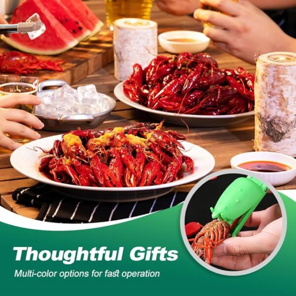 Crawfish Peeler Tool, 2025 Crawfish Sheller Tool for Peeling Cooked Shrimp - Image 4