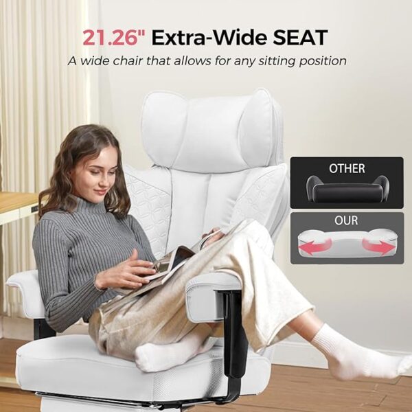 COMHOMA Big and Tall Office Chair 400LBS Wide Ergonomic Gaming Chair with Deluxe Embossing Designed -19% $219.99 List Price: $269.99List Price: $269.99 - Image 3