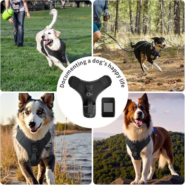 Dog Harness Camera, 1080P Camera with 1.54” Video Playback Function Screen, Record Dog Play -17% - Image 3