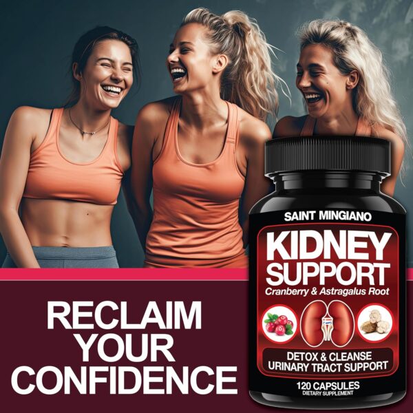 Kidney Support Cleanse Detox & Repair -120 Capsules - Cranberry & Astragalus Root Pills for Women and Men - Image 6