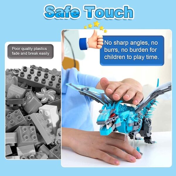 Toys for Kids Age 7 8 9 10 11 12 Years Old, Large Ice Dragon and Mech Sets Gift for Boys -25% $29.98 List Price: $39.99List Price: $39.99 - Image 2