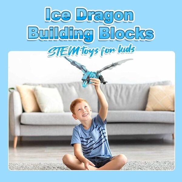 Toys for Kids Age 7 8 9 10 11 12 Years Old, Large Ice Dragon and Mech Sets Gift for Boys -25% $29.98 List Price: $39.99List Price: $39.99 - Image 5