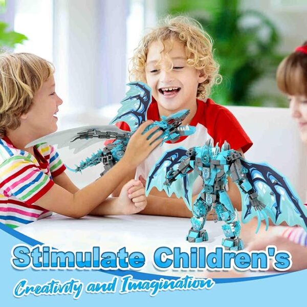 Toys for Kids Age 7 8 9 10 11 12 Years Old, Large Ice Dragon and Mech Sets Gift for Boys -25% $29.98 List Price: $39.99List Price: $39.99 - Image 6