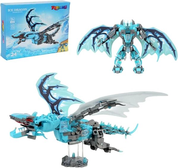 Toys for Kids Age 7 8 9 10 11 12 Years Old, Large Ice Dragon and Mech Sets Gift for Boys -25% $29.98 List Price: $39.99List Price: $39.99